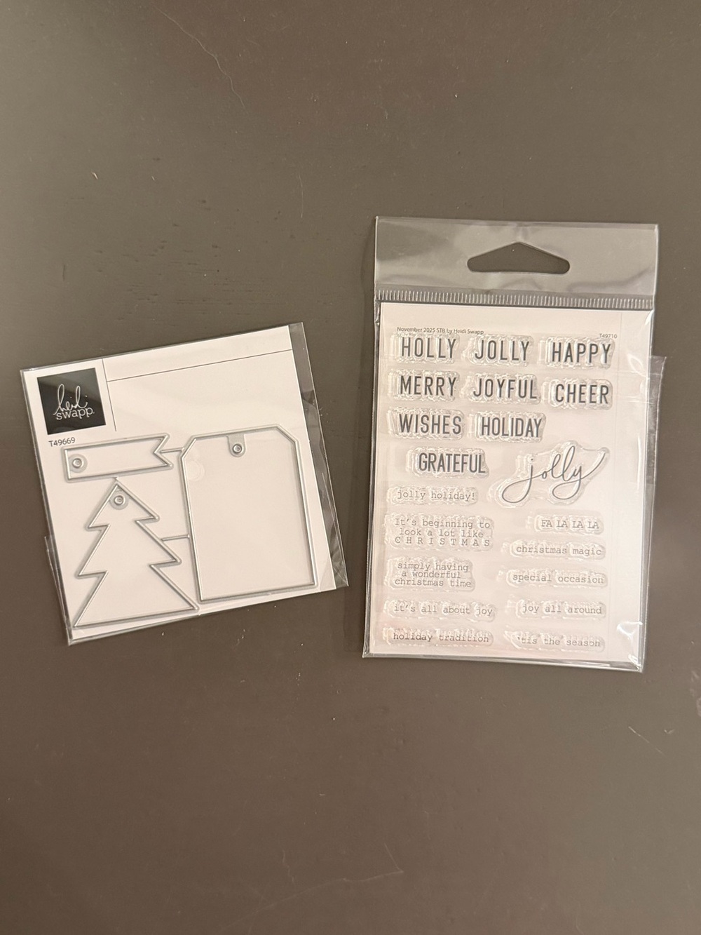 Heidi Swapp Stop The Blur Die & Stamp Set